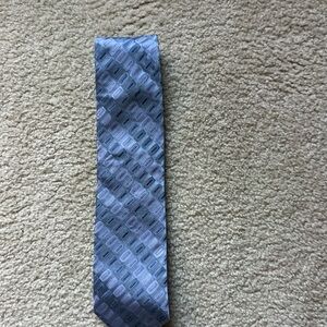 Dion Signature Drange Men's Neck Tie Blue Purple Gray Geometric Silk Canada NEW